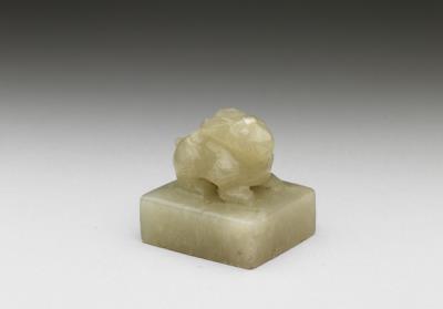 图片[3]-Jade seal with a rabbit grip knob, Southern Song dynasty, 1127-1279 C.E.-China Archive